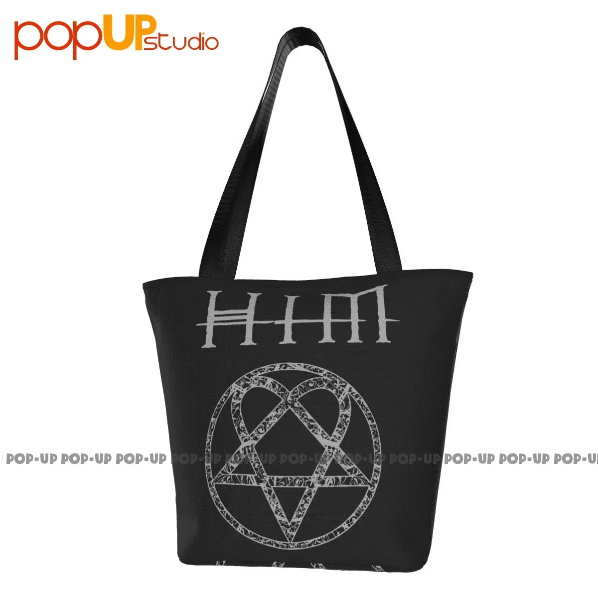 Er verzierte heartagram 01 Mode Handtaschen Einkaufstasche Einkaufstasche Trage tasche