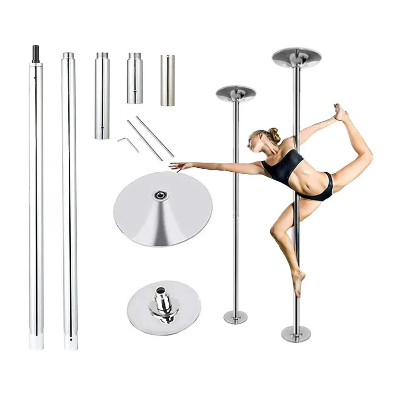 Portable 45mm Dance Pole Full Kit Removable Stainless Steel Fitness Pole for Bar Studio for Show Pole Dance