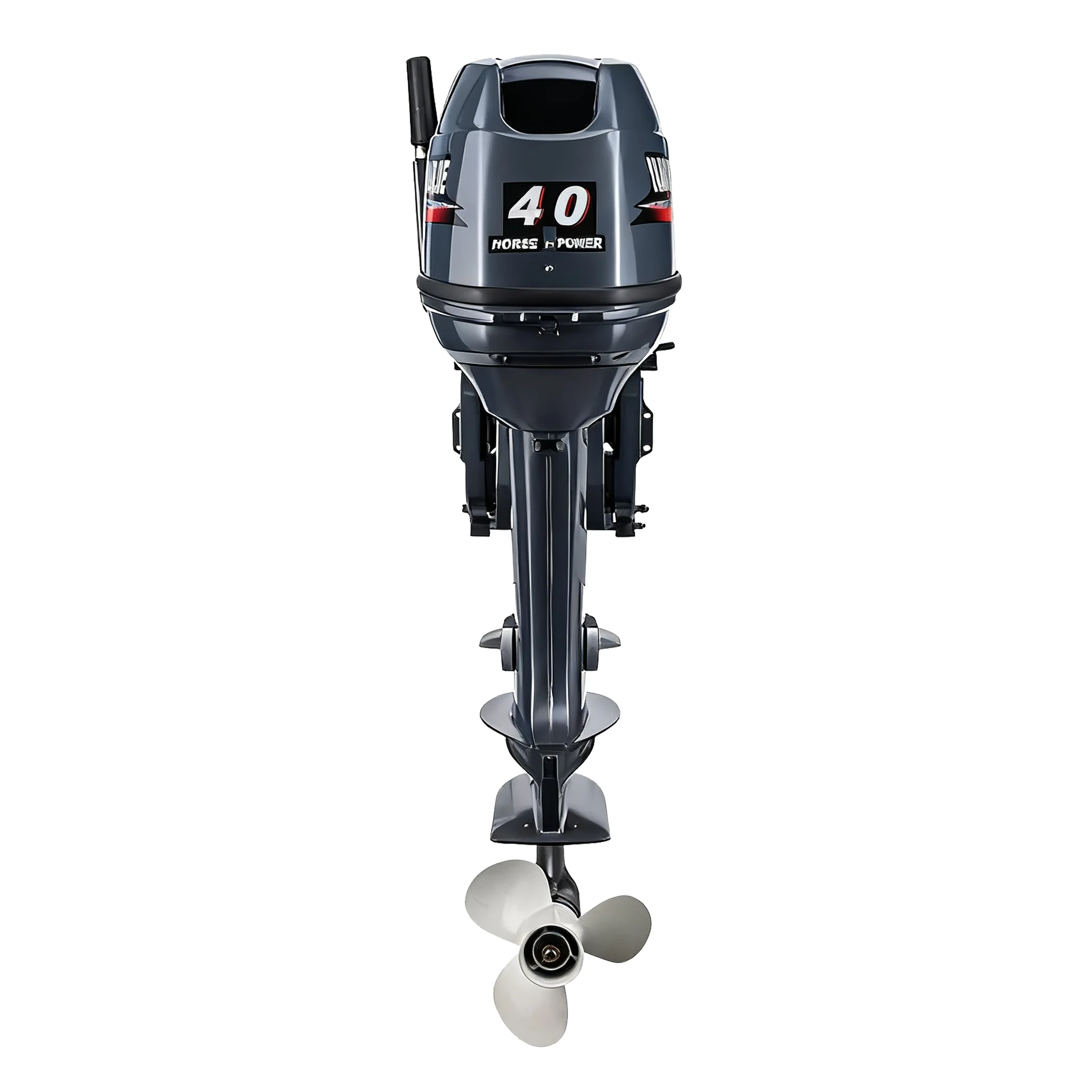 YAMABLUE 40HP Two-Stroke Outboard Engine 40 HP Motor Fuerza Exterior 2 Tiempos for Boats And Water Sports