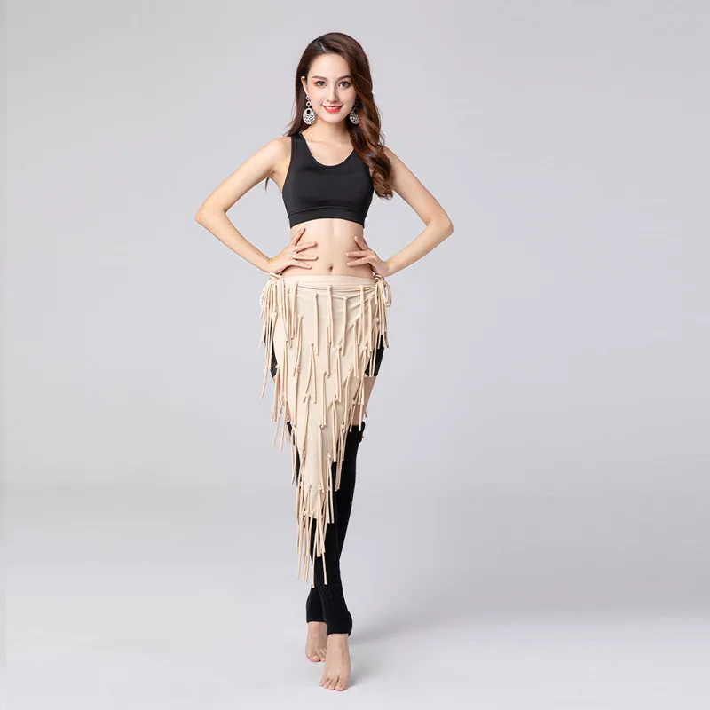 1개/세트 여성 벨리댄스 진주 스커트 댄스 액세서리 소녀 댄스 의상 스커트 댄스 의상