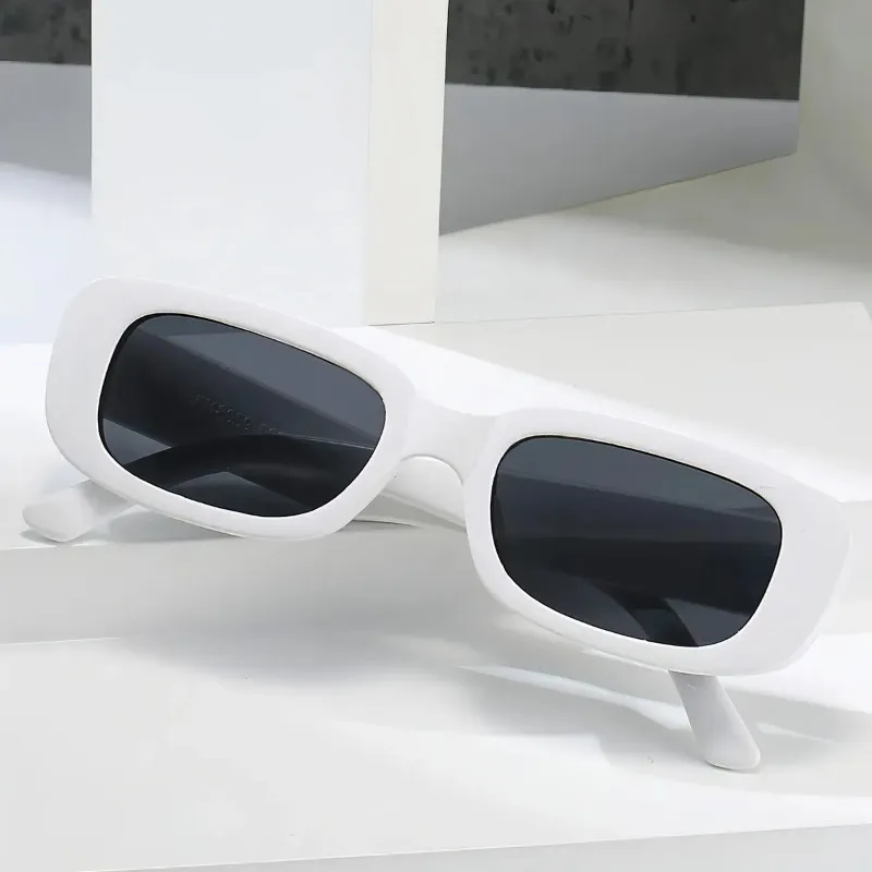 Retro Quadratische Sonnenbrille Mode Kleine Rahmen Männer Frauen Shades Rechteck Vintage Sonnenbrille Steampunk Brillen