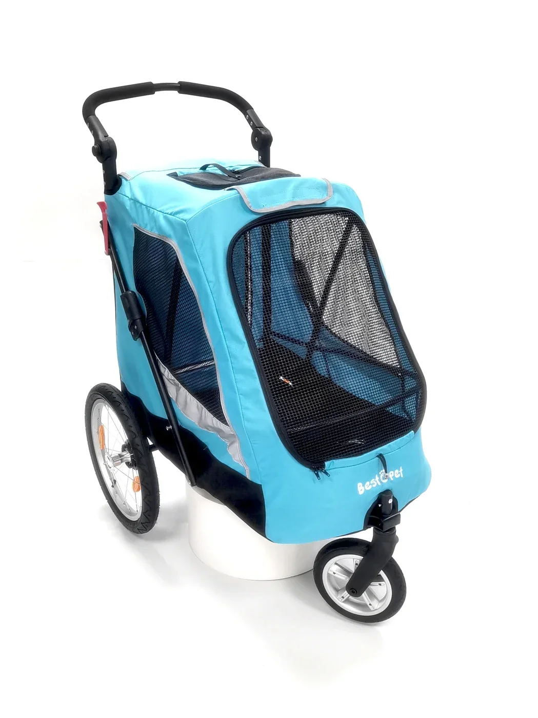 

Premium Versatile Extra Medium and Large Dog Stroller with Detachable Grooming Table, Outdoor Bike Trailer, Perfect for Dog Show