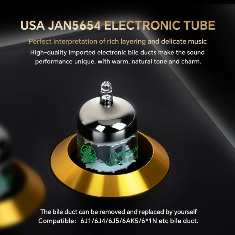 Bộ khuếch đại ống chân không VE200 nhôm đúc HIFI Preamp Preamp Bộ khuếch đại tương thích rộng