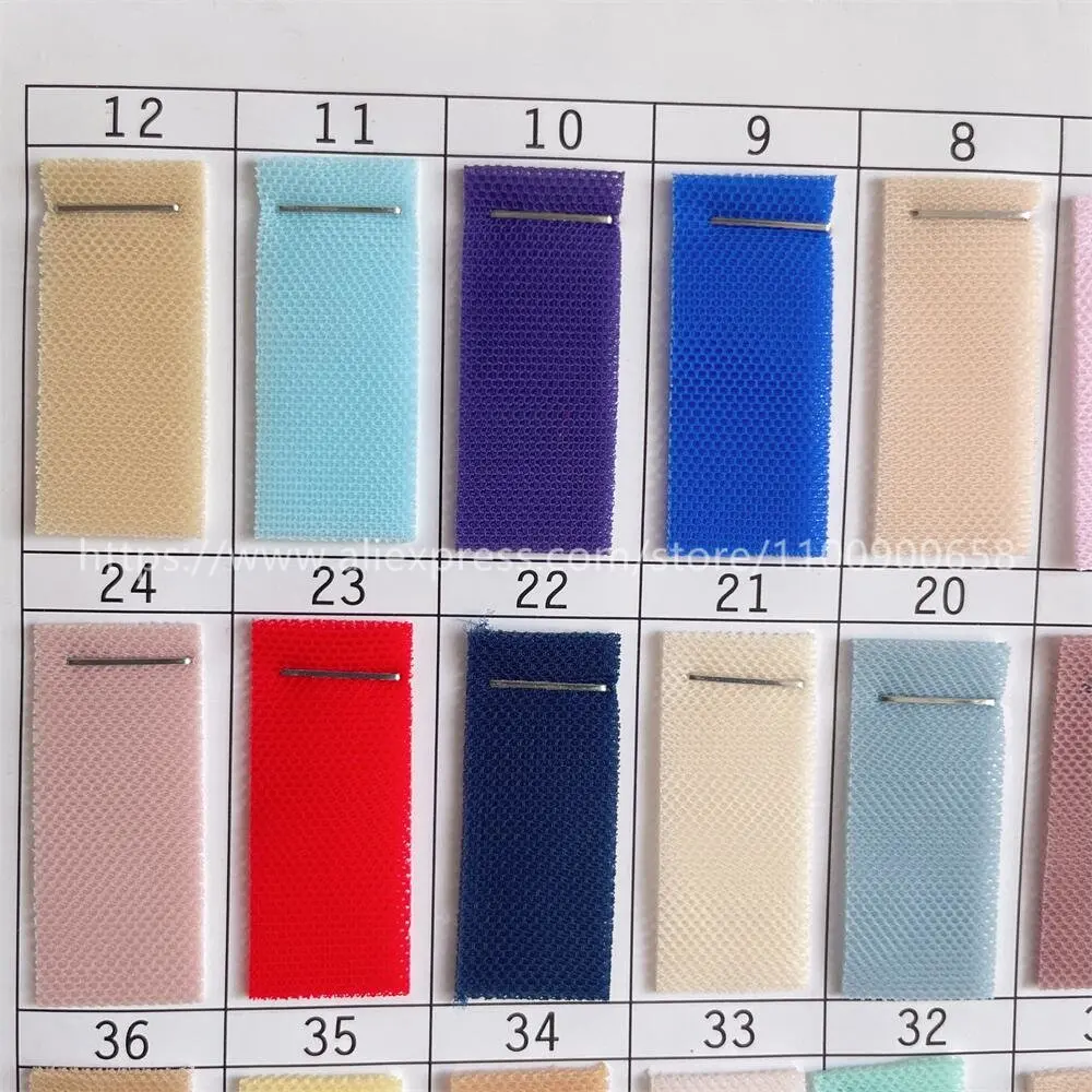 95 Farben 6420, sechseckiges Netz, weicher Tüll, Netzstoff, Hochzeitskleid, Rock, Hochzeitsdekoration, Kleidung, Moskitonetz, Tuch, RS 4113 – Detail 3