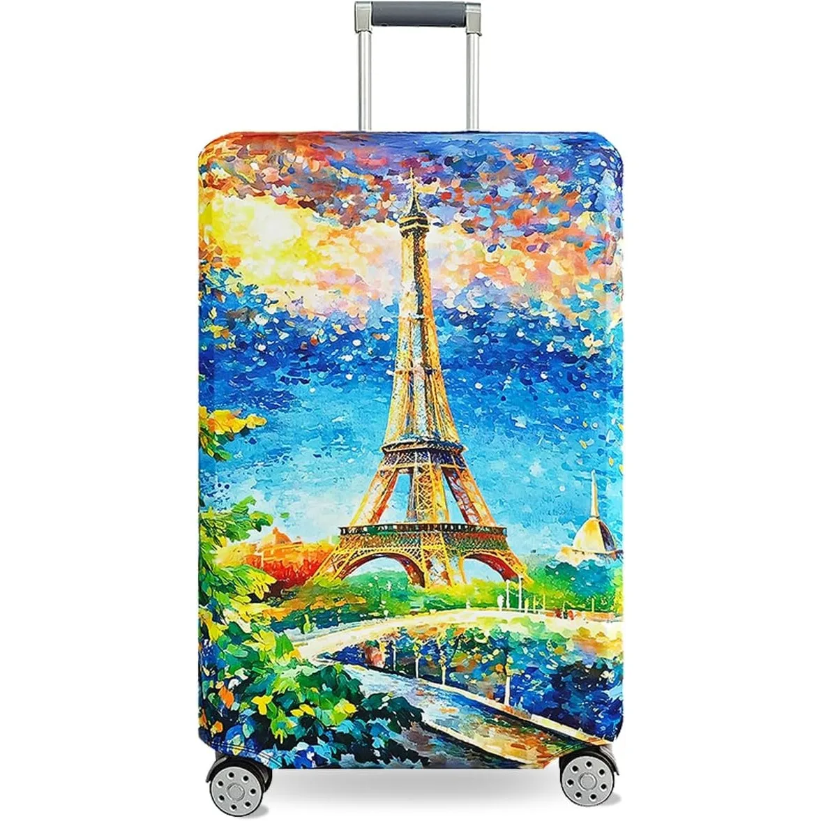 

Необычный чехол для багажа, моющийся чехол для чемодана, защита от царапин, чехол для чемодана