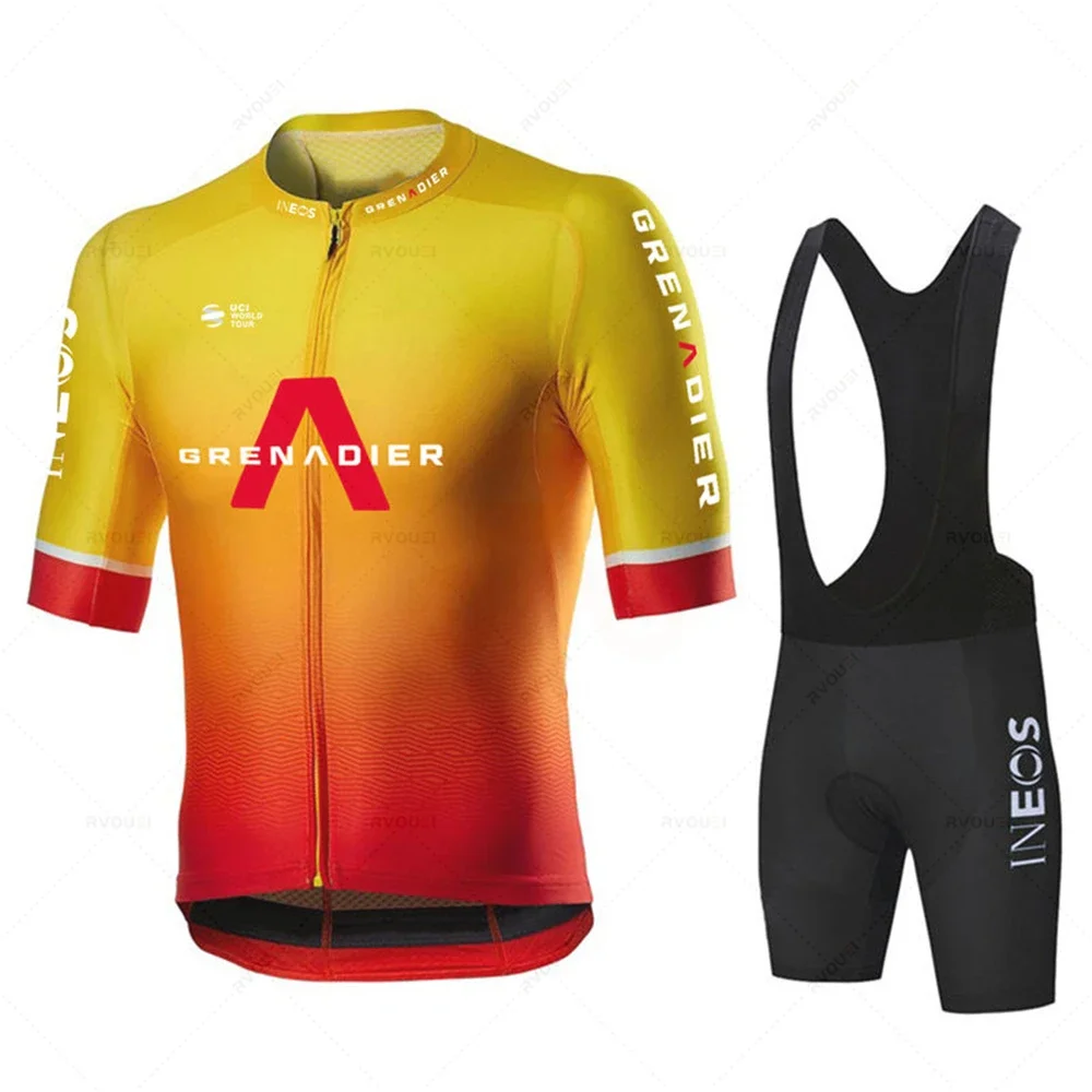 INEOS Grenadier 2025, conjunto de Jersey de Ciclismo del equipo, ropa de Ciclismo de montaña, ropa de bicicleta de carreras para Hombre, Maillot de verano para Hombre