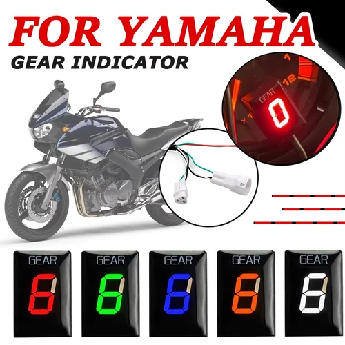 Para YAMAHA TDM900 TDM 900 TDM XJ 6 XJ6 Stratollner Warrior v-star VStar 950CC accesorios de motocicleta indicador de engranaje pantalla de engranaje