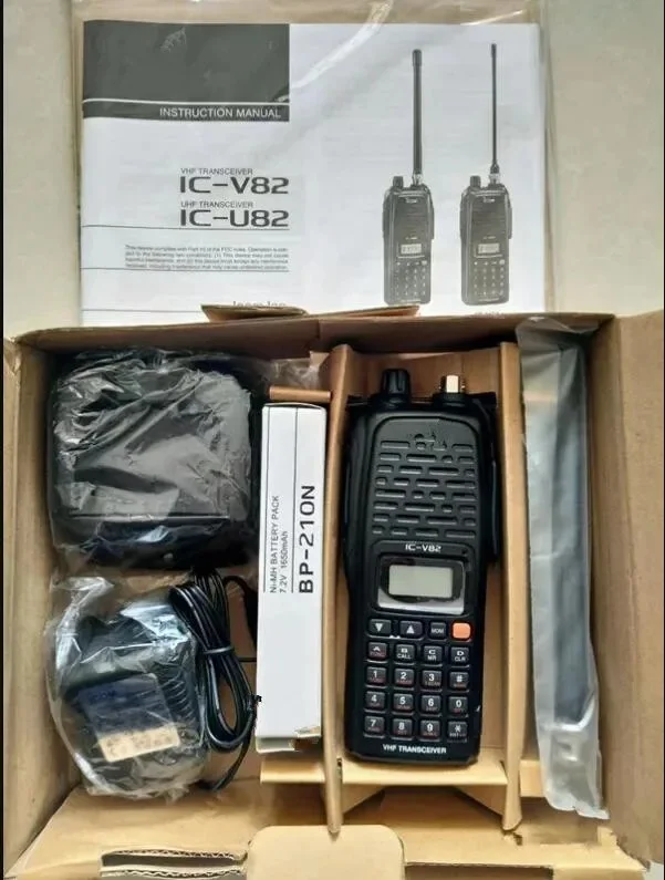IC-V82 7W 3-7KM VHF Transceiver VHF Radio Walkie Talkie Transceiver For ICOM