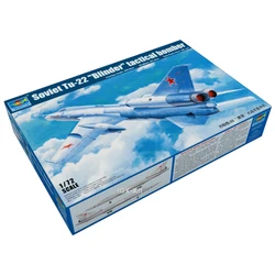 Trumpeter 01695 1/72 Soviet Tu22 Tu-22 Blinder Tactical Bomber Aircraft Plane Plastic Assembly Model Toy Gift Building Kit