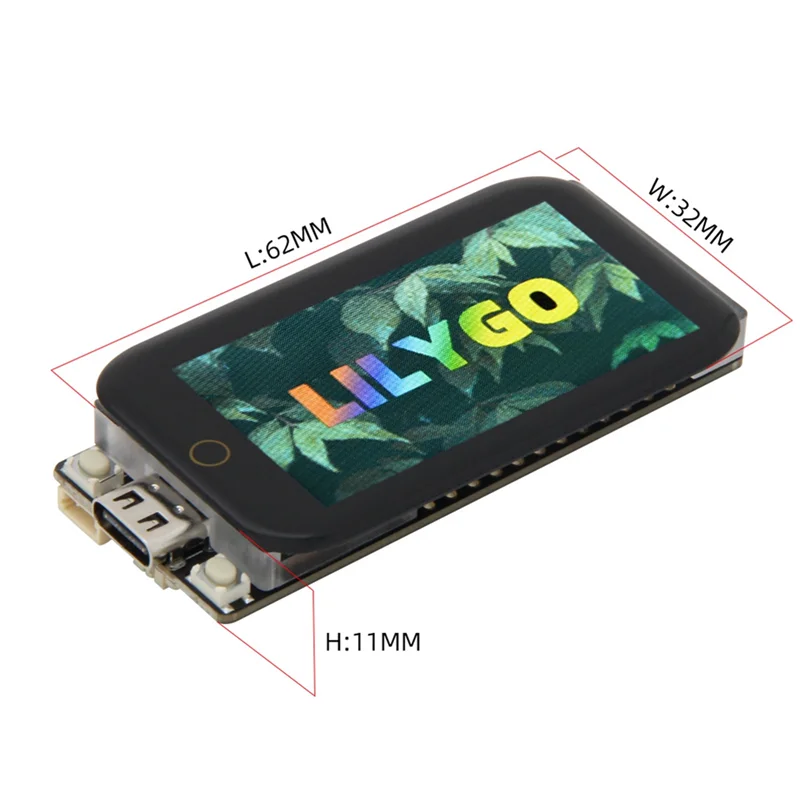 LILYGO T-display-S3-Versi Sentuh, Tampilan Layar 1.9 Inci, Papan Pengembangan ESP32-S3, Inti Pada 240Mhz, Modul Bluetooth Wifi