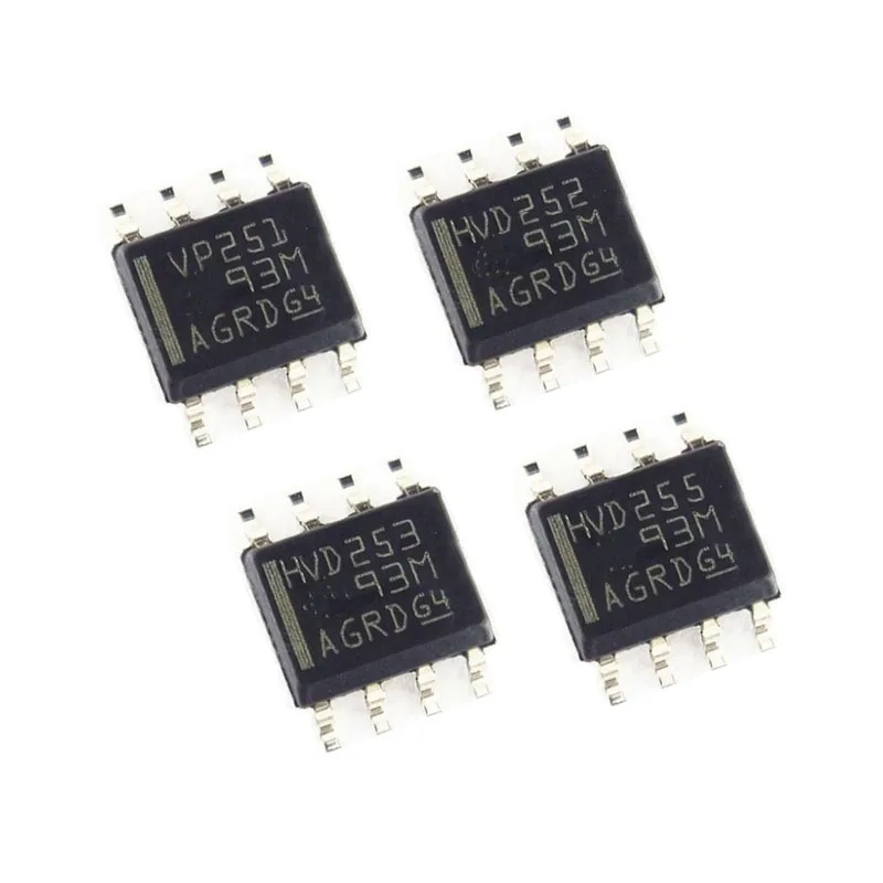 5PCS SN65HVD251DR VP251 SN65HVD252DR SN65HVD253DR  SN65HVD255DR SN65HVD256DR SN65HVD257DR SOP-8 CAN bus transceiver chip