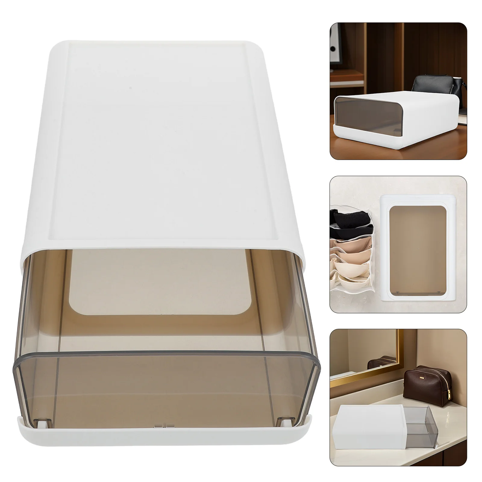

Lingerie Underwear Storage Box Organizers for Desktop Drawer Sock and Scarf Dresser Miss