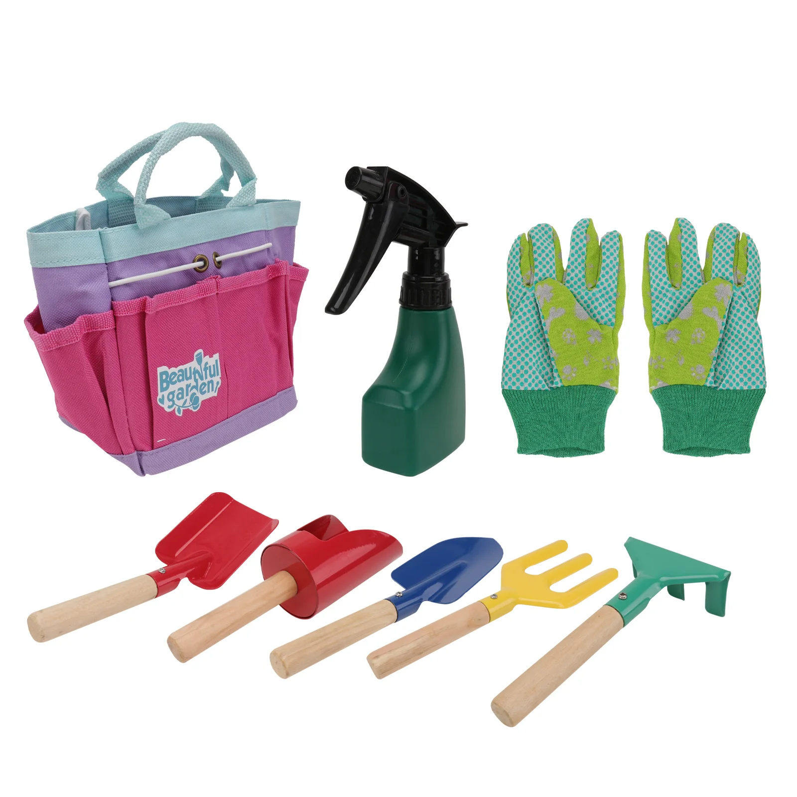 

1Set Gardening Tools Portable Fork Tools Beach Bright Color Mini For Set Trowel For Trowel Gardening Tool Children Tool Planting