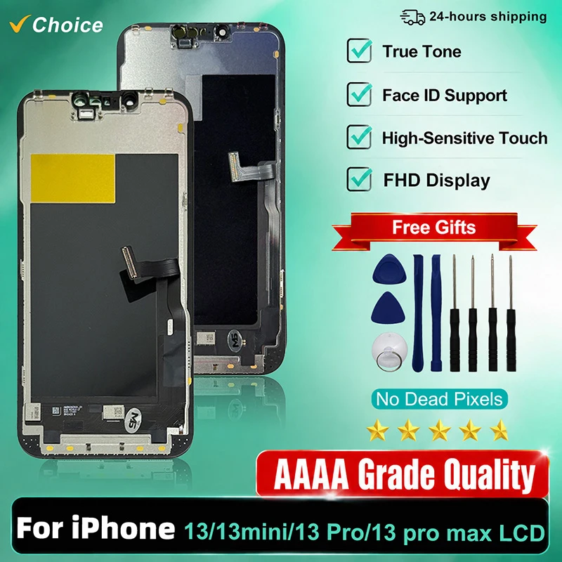 OLED Screen For iPhone 13 LCD 13 Pro Screen Digitizer Assembly Incell For iPhone 13 Pro Max LCD 13 Mini Display Replacement Part