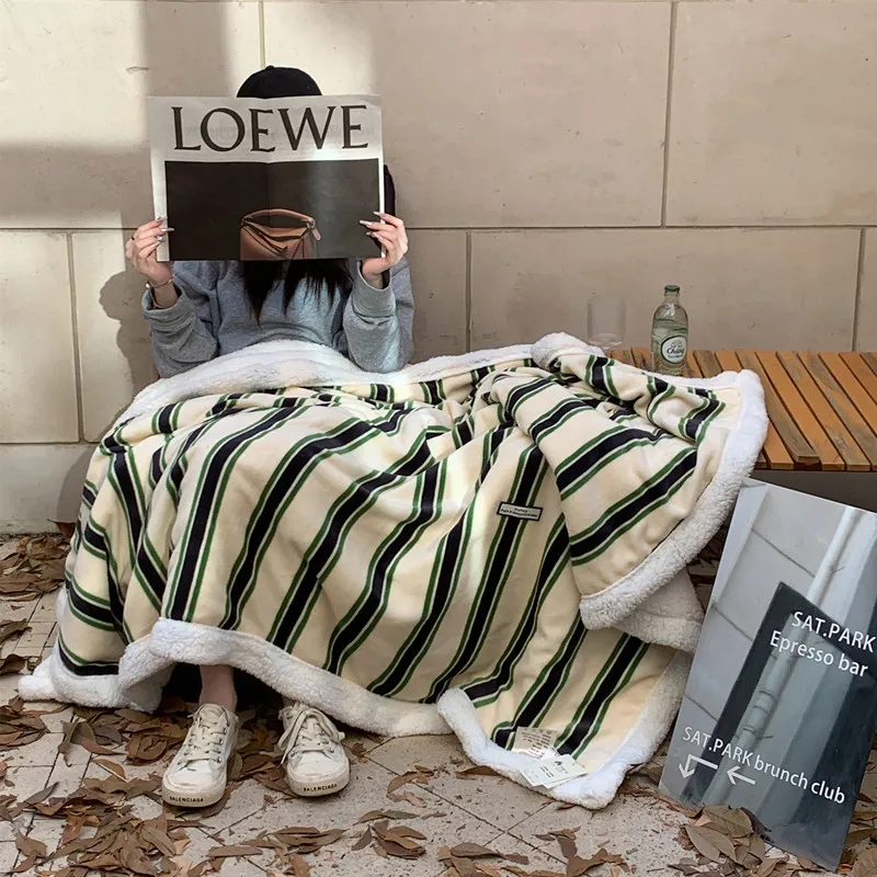 

Versatile Blanket Sofa Throw for Bed Flannel Fleece Throw Blanket Lightweight Cozy Plush Microfiber Bedspreads Sofa Blanket