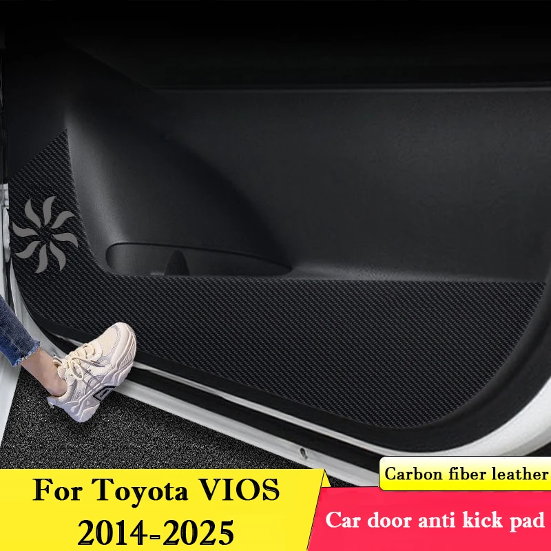 

Car Door Protection Sticker Anti-kick Pad Interior Modification Decorative Sticker Auto Accessories for Toyota VIOS 2014-2025
