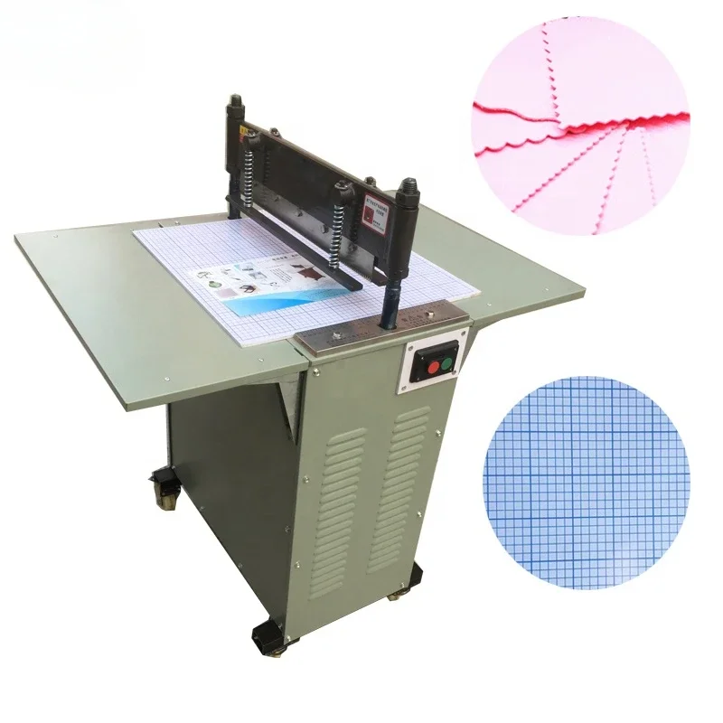 Textile Multi Layer Apparel Cloth Strip Swatch Machine Manual Straight Zig Zag Knife Fabric Gsm Sample Cutter Cutting Machines