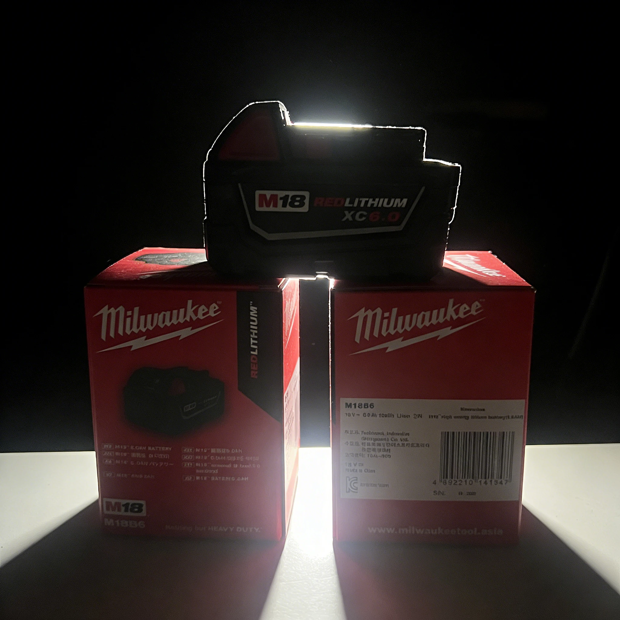 

Batterie d'outil rechargeable NewMilwaukee Original 18V M18 Milwaukee Lithium-ion M18 B6 XC 48-11-1815 2604-20 48-11-1850 1860