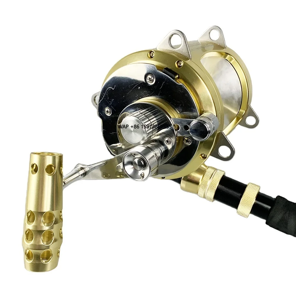 

Full Metal Fishing Trolling Reel Big Game Fishing Reel Aluminum CNC Saltwater Pesca Ocean Deep Sea Tuna Boat Reel