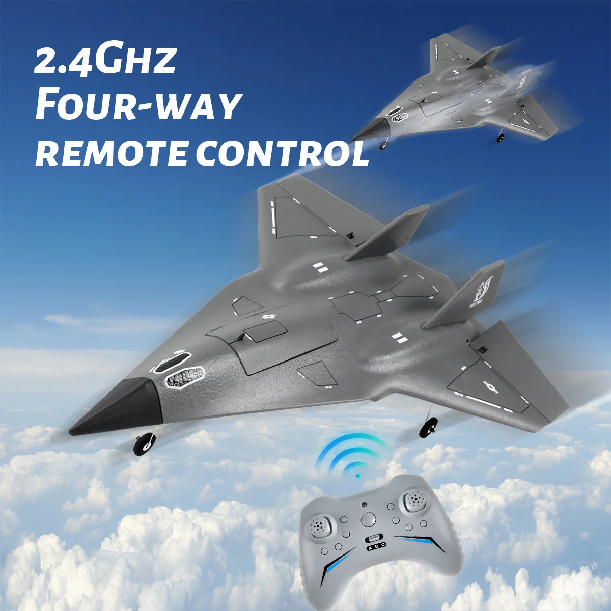 FX9672 2.4G 4 Channels RC Plane Brushless EPP Remote Control Stunt Aircraft Toys For Adult Gift