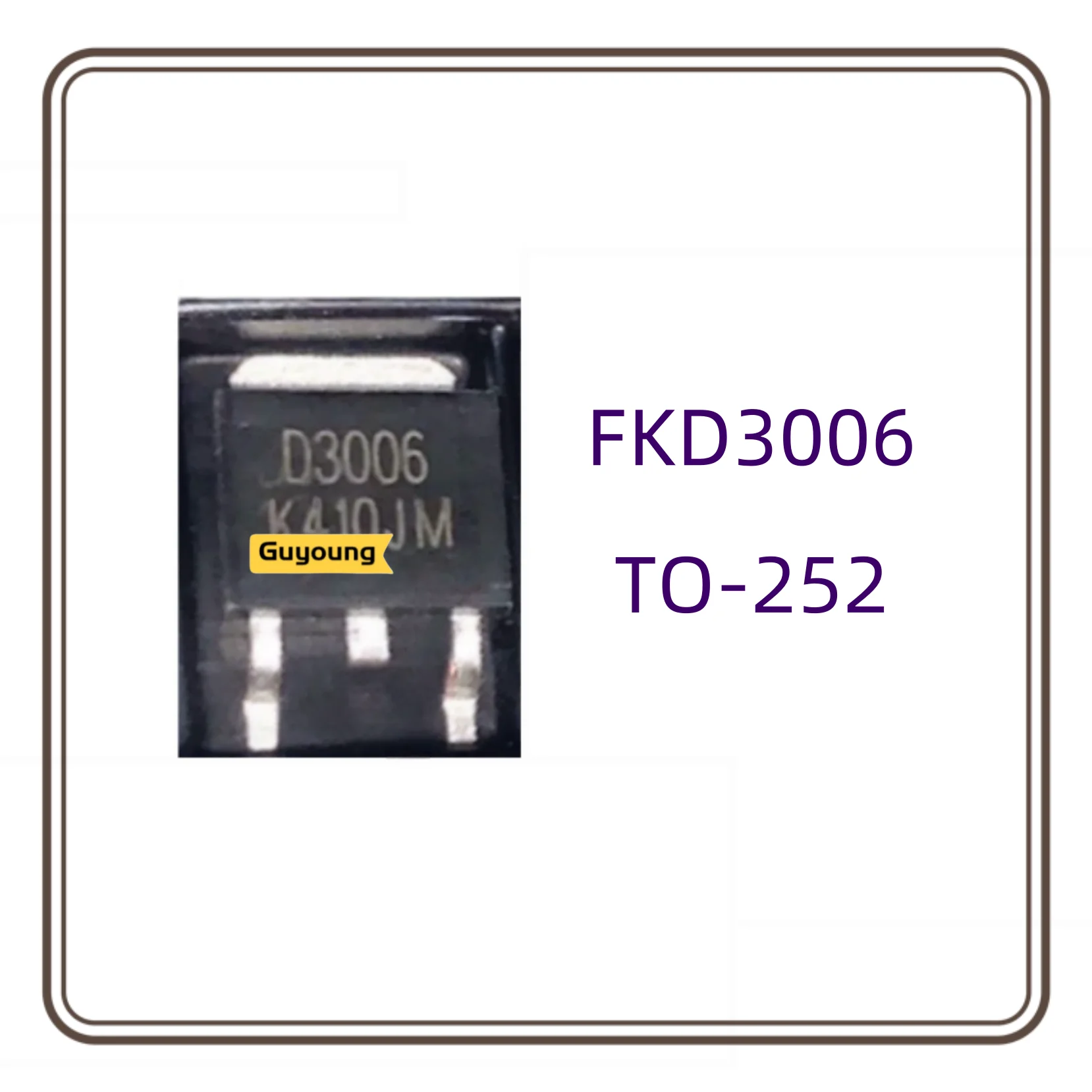 Nチャンネルクイックスイッチ、fkd3006〜-252 d3006チップ、30v、5個