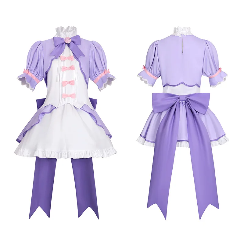 Blue Archive Cosplay Uzawa Reisa Magical Girl Costume Wig Kawaii Lolita Dress Socks Halo Headwear Halloween Party Stage Outfits - view 2