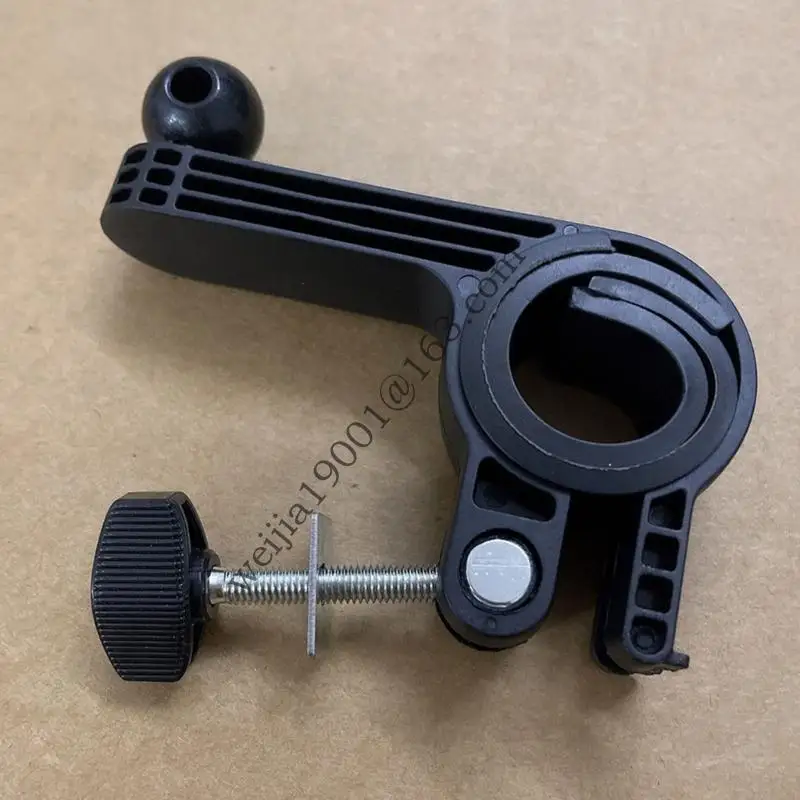 Upgrades Handlebar Clamp Mount Base Mount Adapter Plastic Handlebar Clamp Mount Base for 17mm Ball Socket Devices