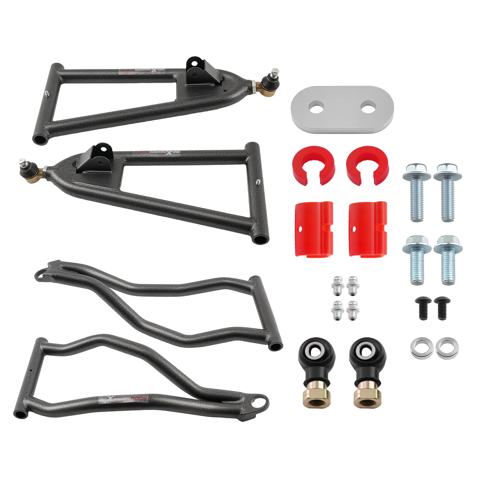 New High Clearance 1.5" Forward Front Upper Lower A-Arms Set for Polaris RZR S 800 / 4 800 2009-2014 view 2