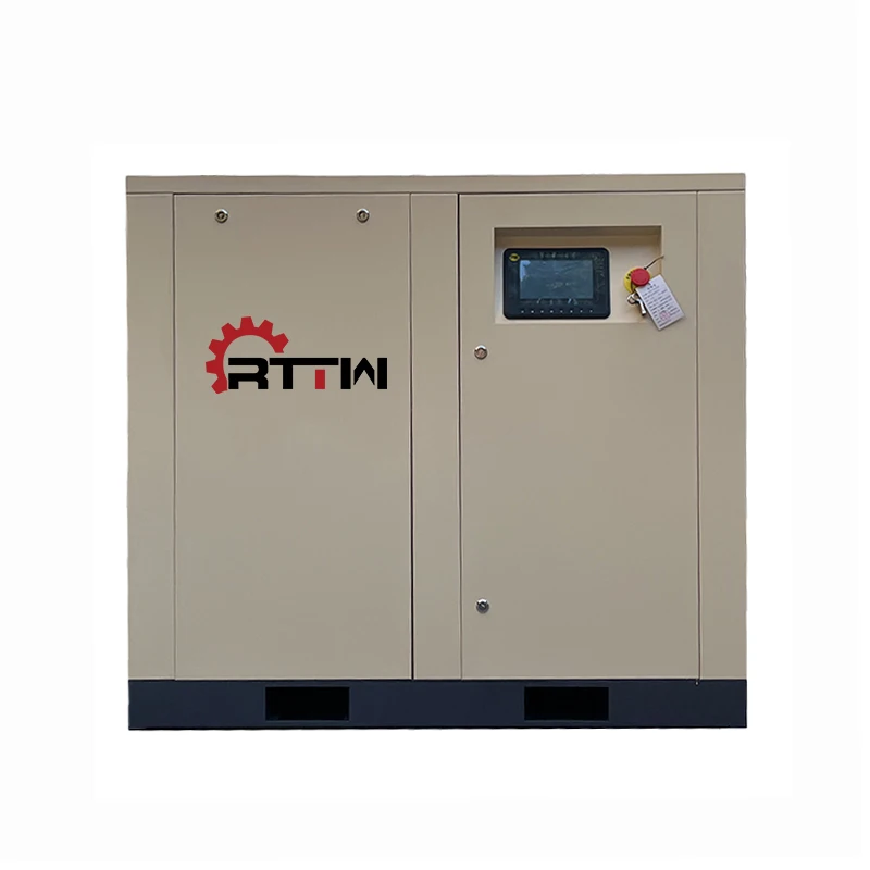 

RTTW Industrial Equipments 7.5kw 10HP 7bar 8bar 10bar 12bar 380V/50HZ Fixed Speed Screw air Compressor for PET Industry