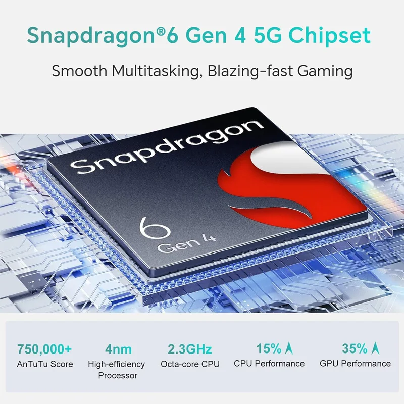 الإصدار العالمي للهاتف الذكي Realme P3 5G Snapdragon 6 Gen 4 120 هرتز AMOLED Esports Display 50MP AI كاميرا 45 واط شحن 5260 مللي أمبير في الساعة #3