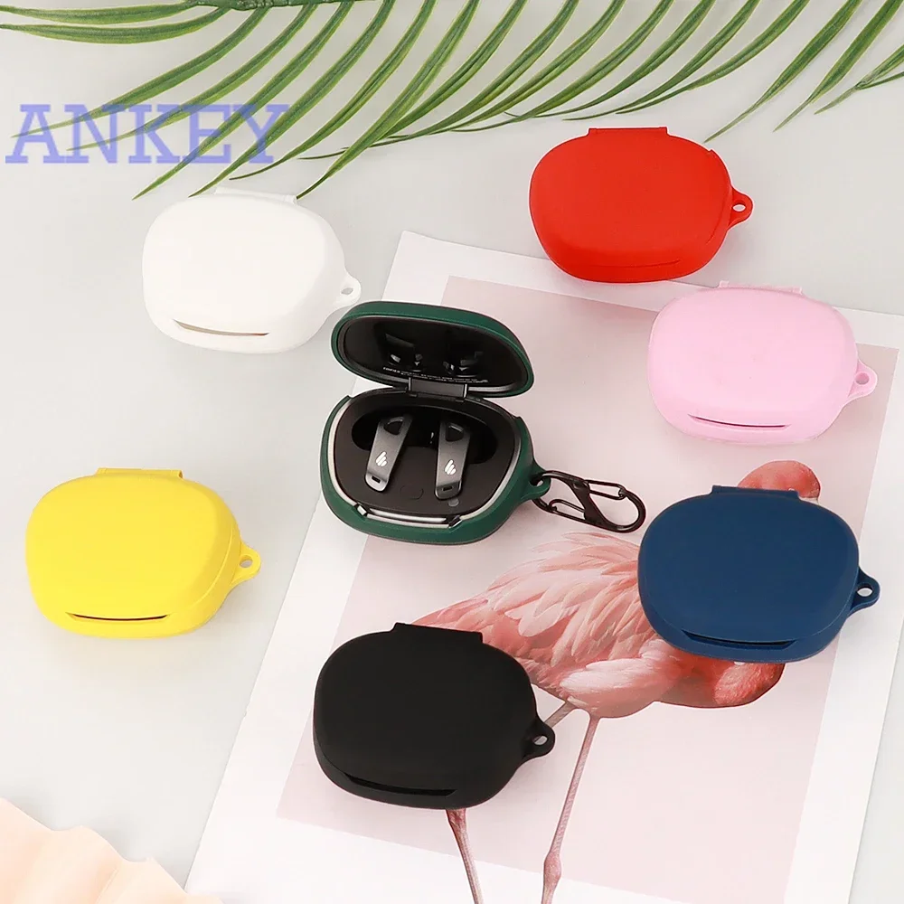 Silicone Cases for EDIFIER NeoBuds Pro 2 Case Wireless Earphone Earpod Case Earbuds Headphone Cover with Hook