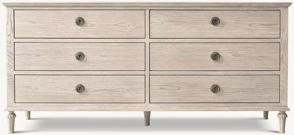 Luxury 6 drawer vanity, classic sideboard, family villa wine cellar farmhouse entrance bathroom hospital
