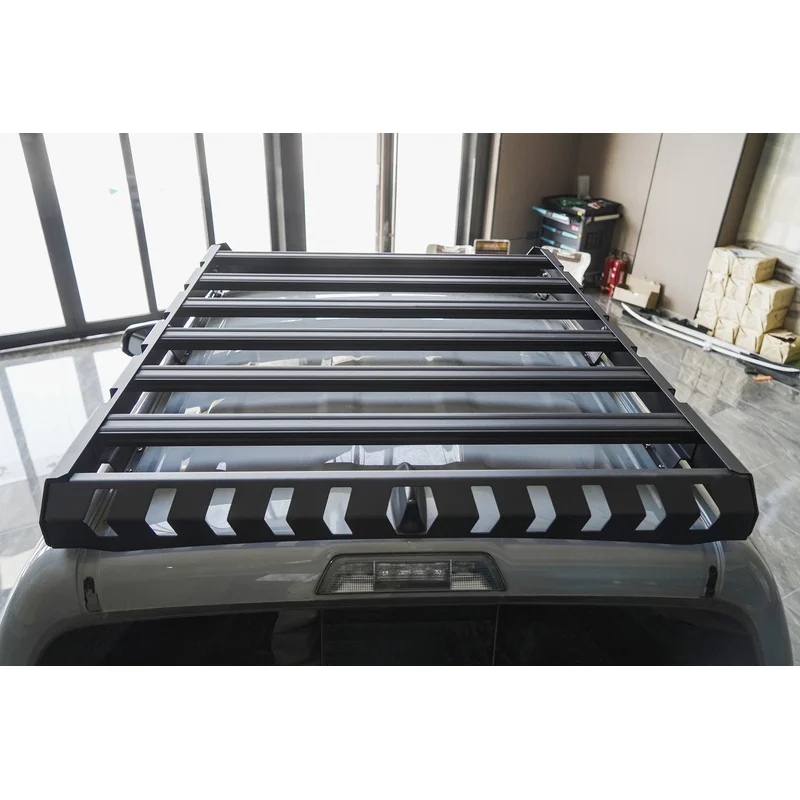 Aluminum Alloy Car Roof Rack Flat Roof Platform Roof Basket Cargo Fit 2005 and Above
