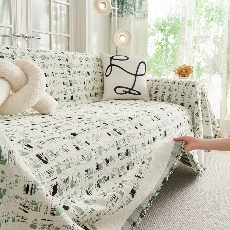 All Season Couch Full Cover Towels for 1/2/3 Seat L Shape Sofa Cushions Non-slip Anti-cat Covets Furniture Protector Slipcover