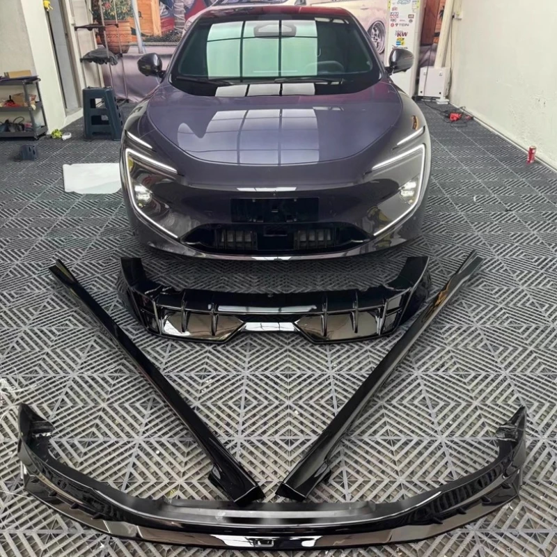 

Комплект кузова автомобиля для Avatr 12 2023-2025, модифицированная передняя лопата, боковые юбки, задний блеск для губ, черный комплект, автоаксессуары