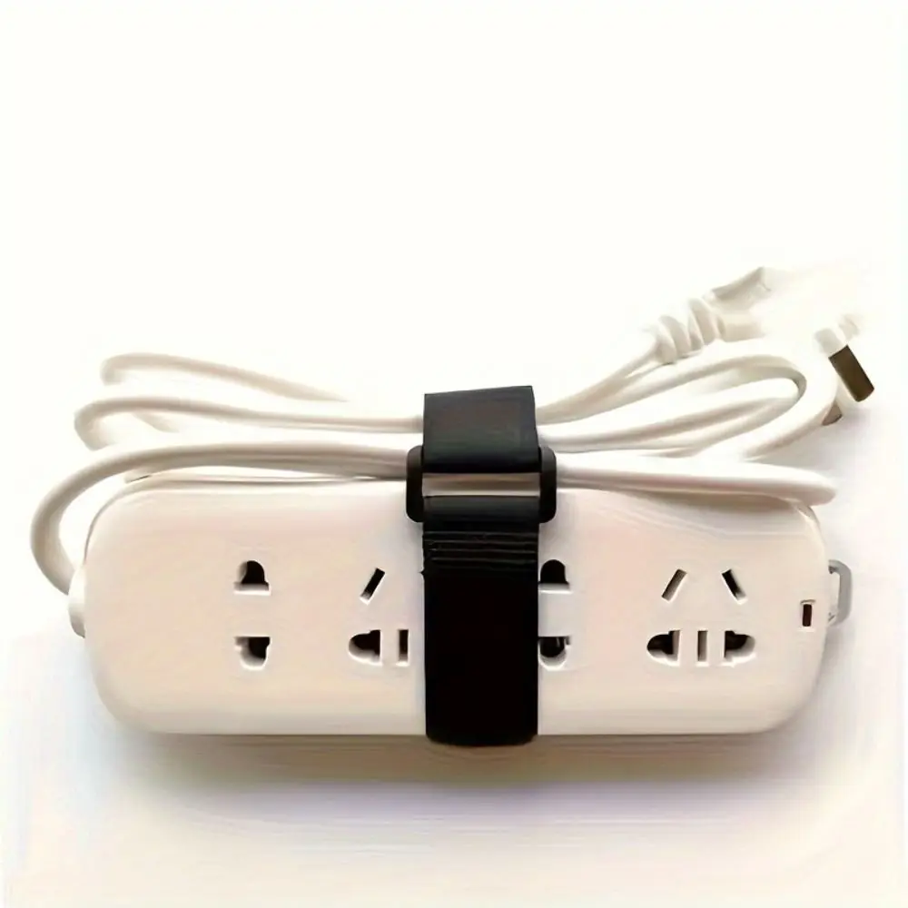50pcs/bag Reusable Reusable Fastening Cable Ties Flexible Easy to Remove Hook and Loop Straps Durable Material