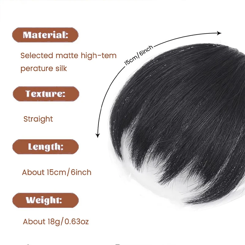 Wig female dog gnaws bangs Cartoon anime simulation hair has no sideburns natural and traceless bangs