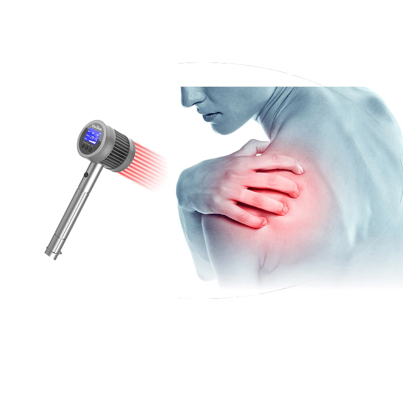 650nm*19+808nm*6 Red Light Treatment for Injuries at Home 8W Handheld Pain Management Near-infrared Light Therapy Device