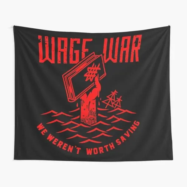 Wage War  Tapestry Art Decor Blanket Hanging Living Colored Decoration Mat Home Bedroom Room Beautiful Printed Wall Towel Yoga