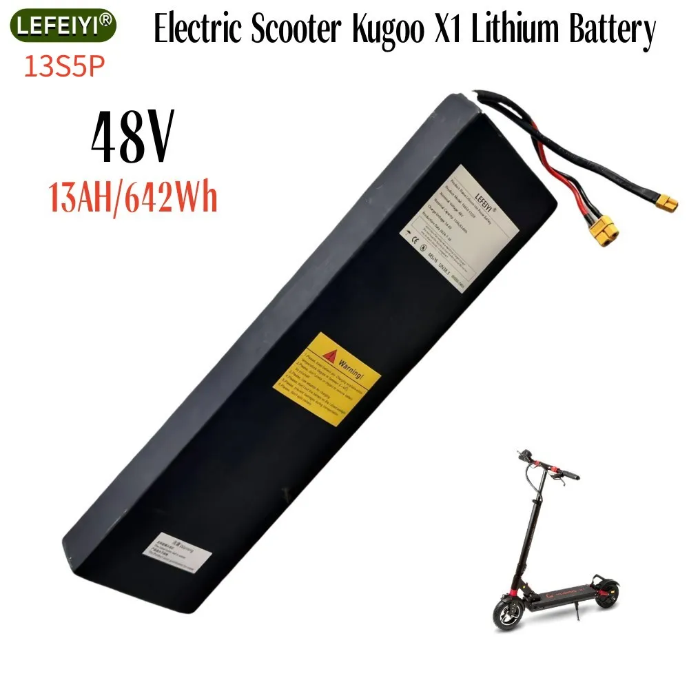 Original 48V 13AH Kugoo X1 Joyor F5S G5 GS5 X5S Y5S S5 Y10 Electric Scooter Electric Bicycle 18650 13S5 Lithium Battery