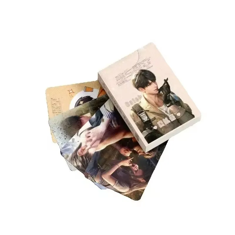50 개/대 사랑과 Deepspace Caleb 레이저 카드 Xia Yizhou 개인 캐릭터 Lomo 카드 HD Photocard 팬 컬렉션 선물