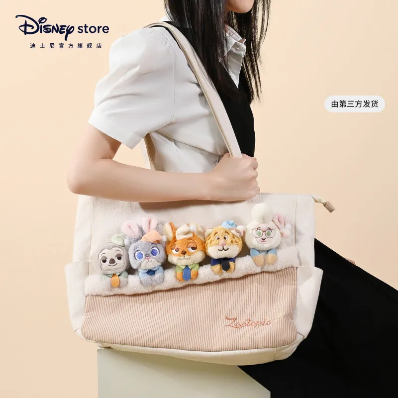 

Official Disney Zootopia Single-shoulder Toy Story Edition Crossbody Bag And Commuter Plush Bag Girls Birthday GraduateGift