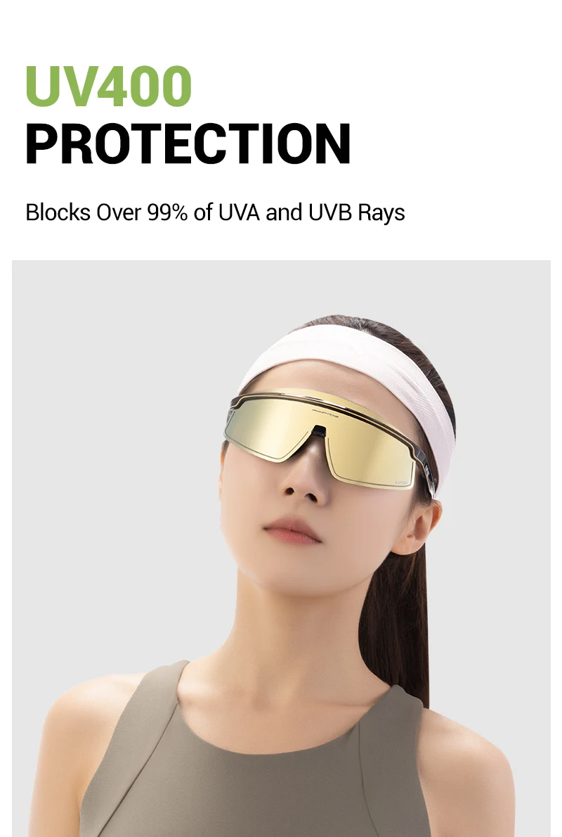 KAPVOE Neue Laufbrille Fahrrad-Sonnenbrille MTB Rennrad-Ausrüstung Herren Outdoor-Sportbrille UV400 Camping-Brille – Detail 17