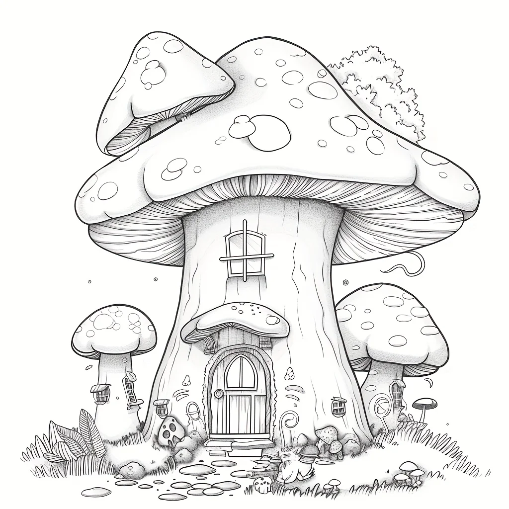 كتاب تلوين البيوت الساحرة للبالغين - ورق سميك، 20 صفحة، هدية مثالية لتقليل التوتر للبالغين، 20 × 20 سم 25 صفحة