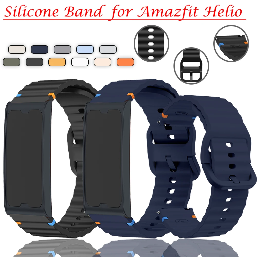 22Mm Silicone Strap…