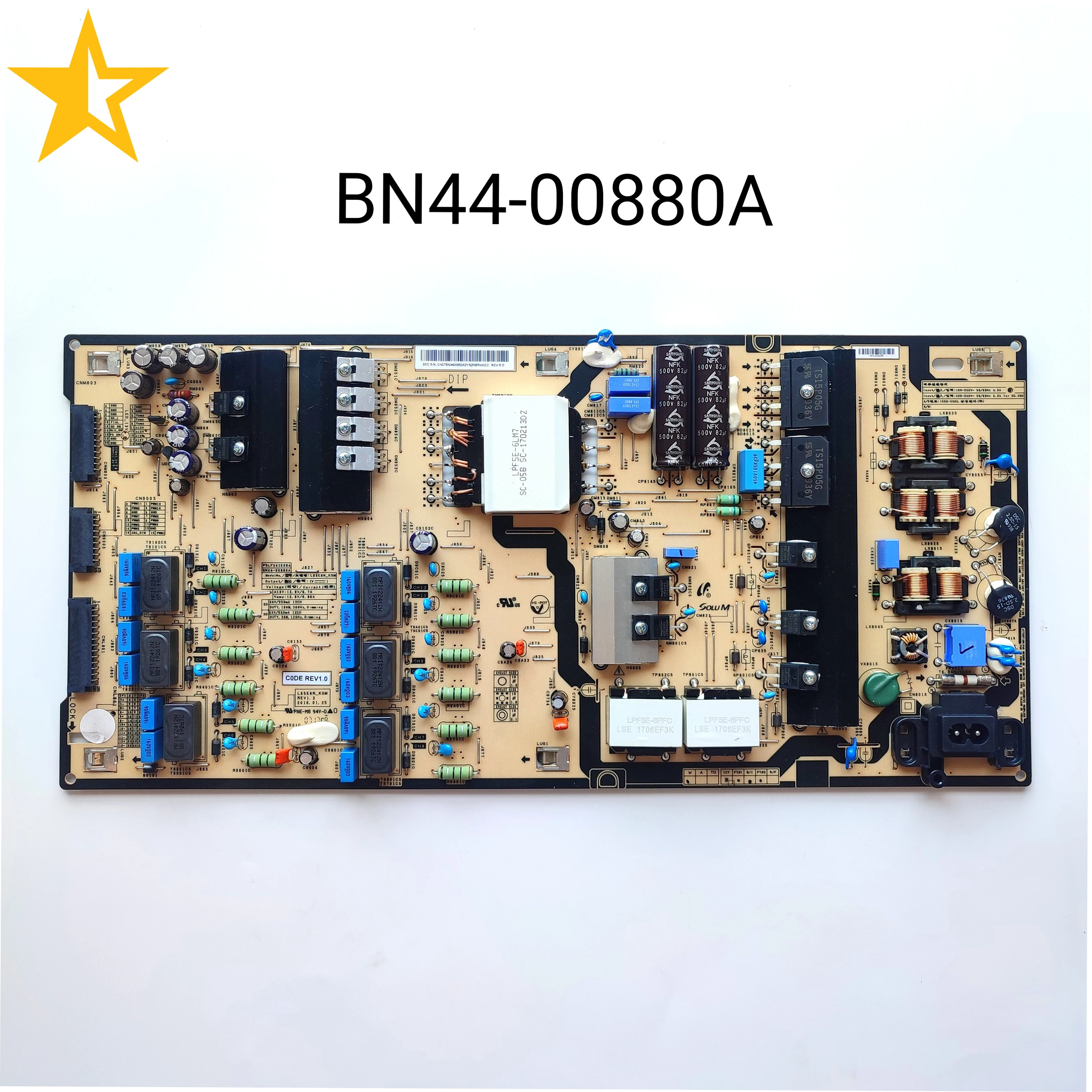 Original BN44-00880A L65E8N_KSM PSLF241E08A REV 1.2 Power Supply Board For  UE65KS7005 UE65KS8500 UE65KS8000 65