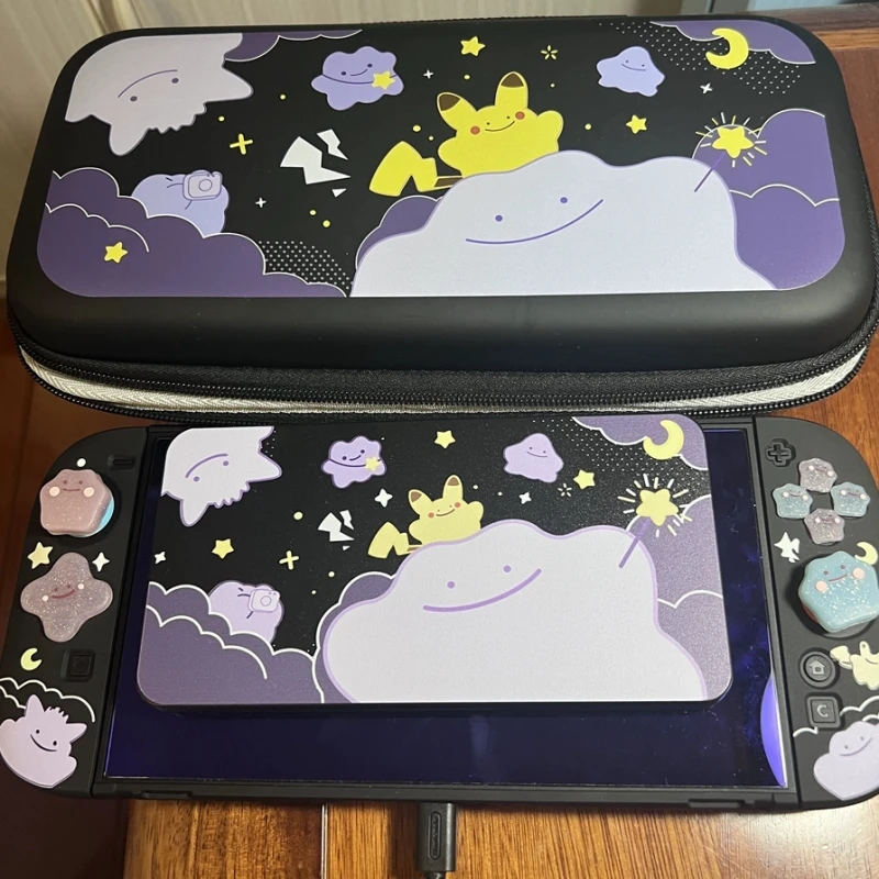 Hot Switch 2 Split Protective Case Ditto Pattern Cover For Ns2 Game Console Anti Scratch Gaming Accessories Christmas Cute Gifts