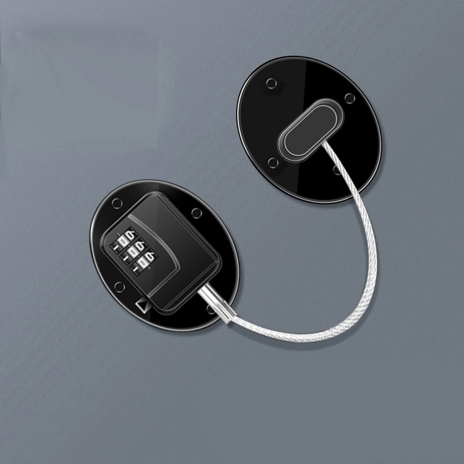 Strong Adhesive Stretchable Window Lock No Breaking Tough Furniture Lock for Sliding Doors Windows and Wardrobe