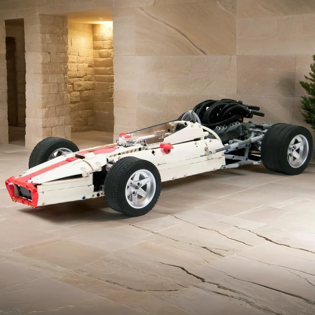 

1199Pcs 1967 Hondaes RA 300 Classic Race Car Vintage Speedster Custom MOC diy Education Model Building Blocks Birthday Toys Gift