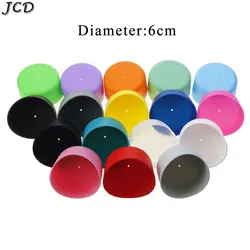 JCD 6cm Diameter Food Grade Silicone Sleeve For Glass Water BottleHeat Resistant Protective Anti-Slip Silicone Cup Bottom Cover